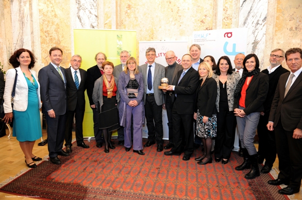 IMST-Team mit Sustainability Award